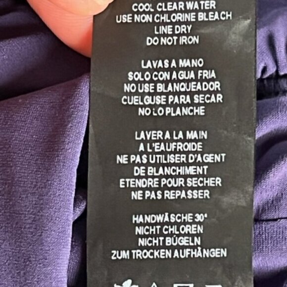 Amoressa by Miraclesuit NWT Women’s Purple Oil Slick Drake One-Piece Swimsuit 8 - Picture 16 of 16